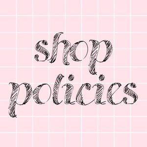 SHOP POLICIES